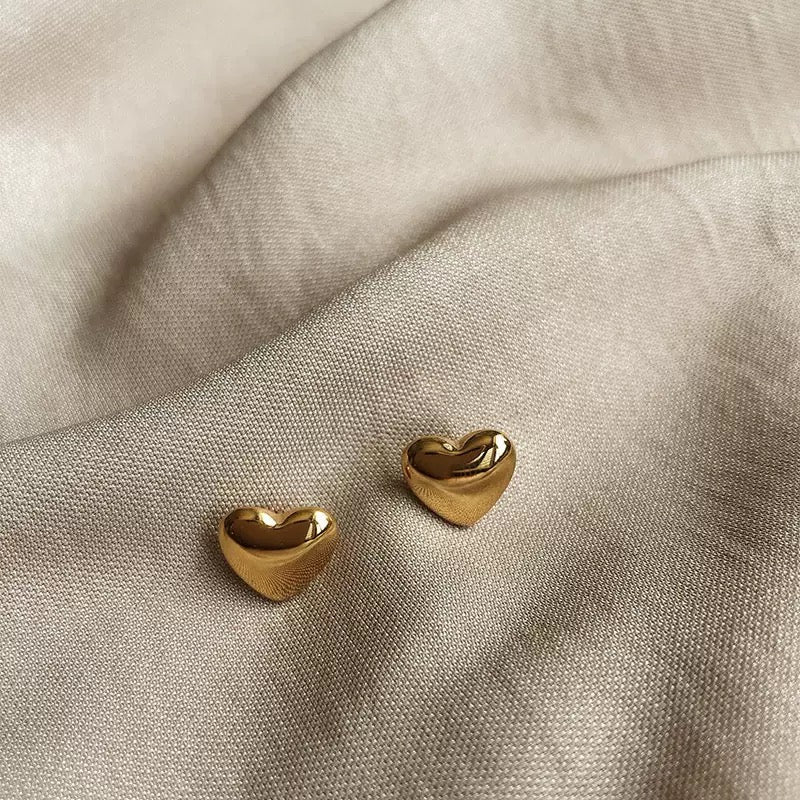 Stainless steel gold plated earrings 2 year color warranty, minimum order 50 pieces