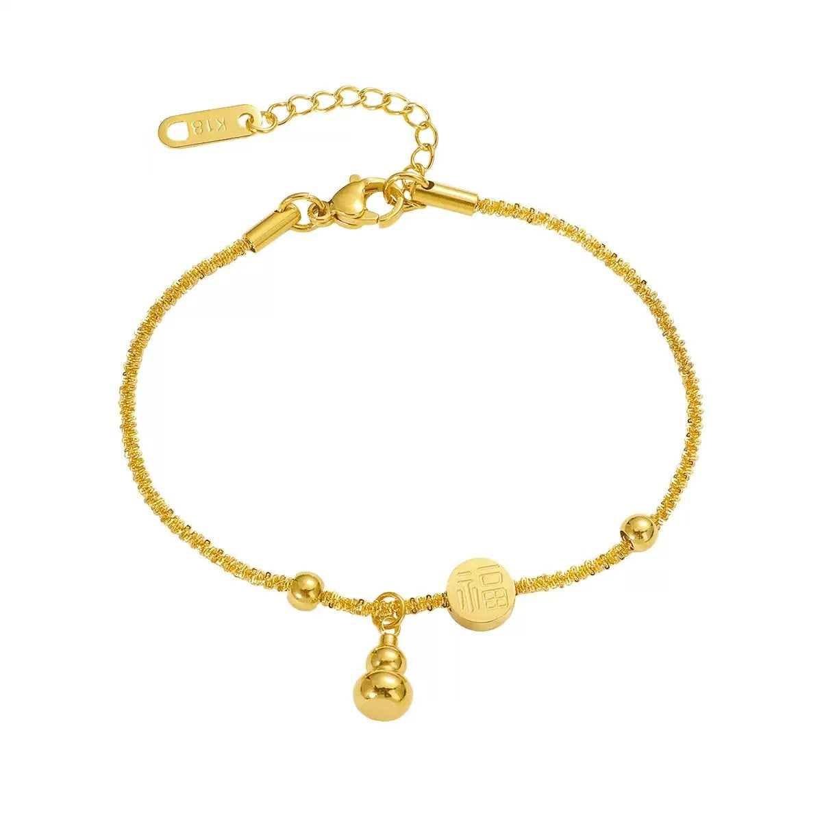 #9 stainless steel gold-plated bracelet 2-year color warranty with a minimum order of 50 pieces