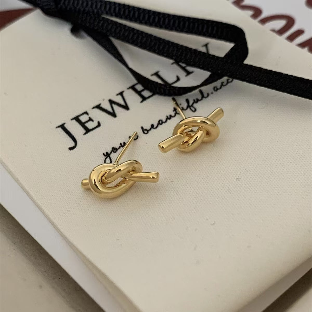 #23 Stainless Steel Rose Gold Earrings 2 Year Color Warranty with 50 Pieces Minimum Order