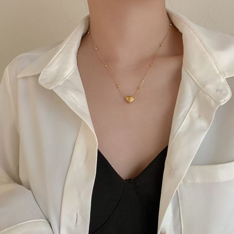 #36 stainless steel gold-plated necklace 2-year color warranty with a minimum order of 50 pieces