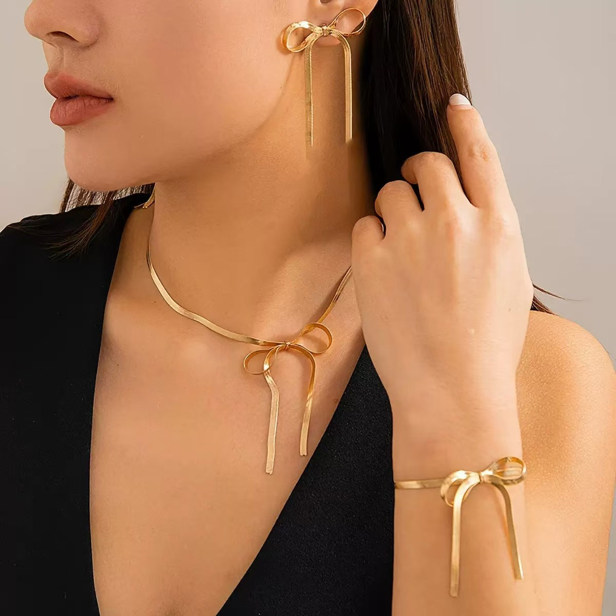 #47 stainless steel gold-plated necklace 2-year color warranty with 50 pieces minimum order
