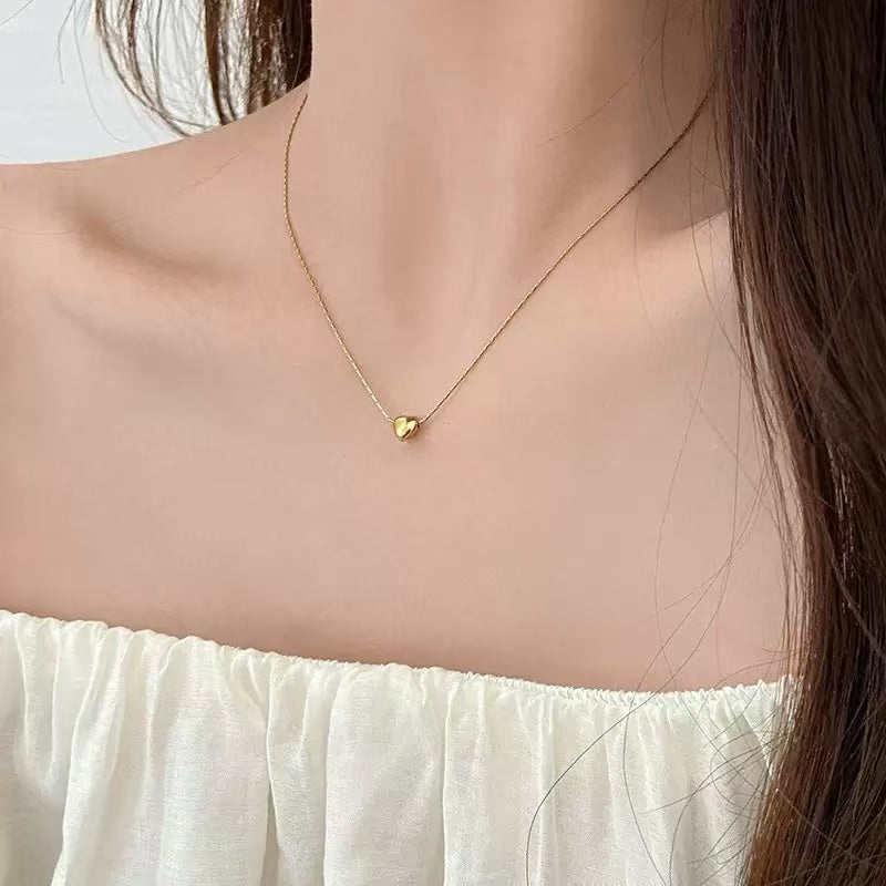 #52 stainless steel gold-plated necklace 2-year color warranty with 50 pieces minimum order