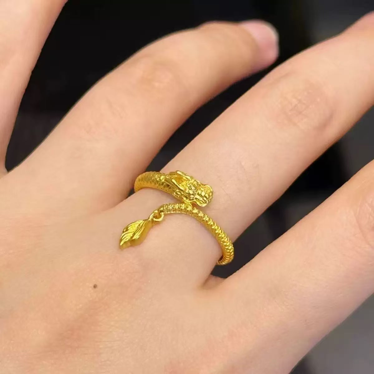 #69 Stainless Steel Gold Plated Ring 2 Year Color Warranty with 50 Pieces Minimum Order