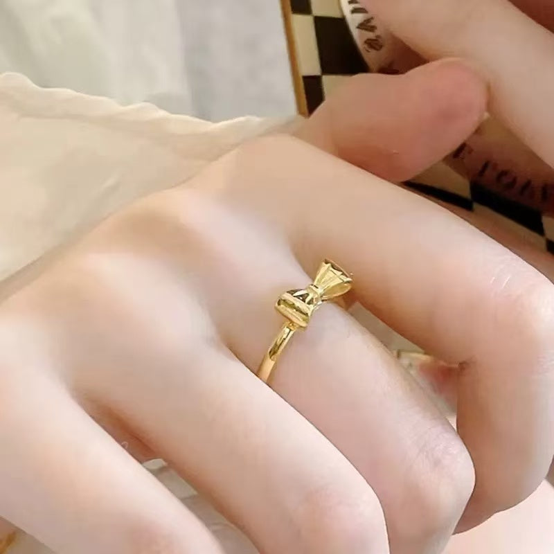#84 Stainless Steel Gold Plated Ring 2 Year Color Warranty with 50 Pieces Minimum Order