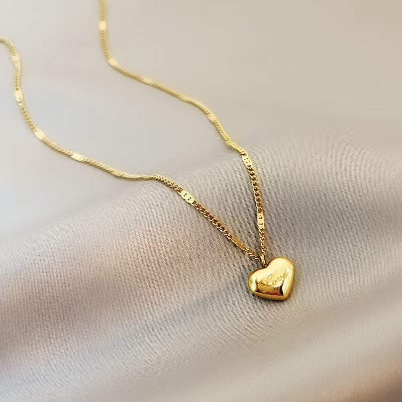 #96 Stainless steel gold-plated necklace 2 year color warranty with minimum order of 50 pieces