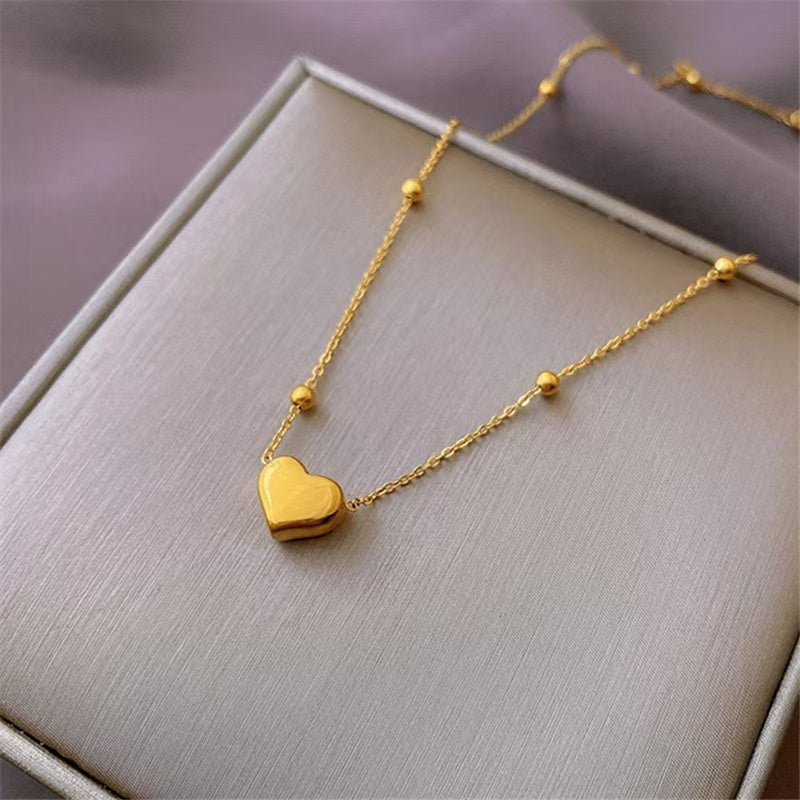 #36 stainless steel gold-plated necklace 2-year color warranty with a minimum order of 50 pieces