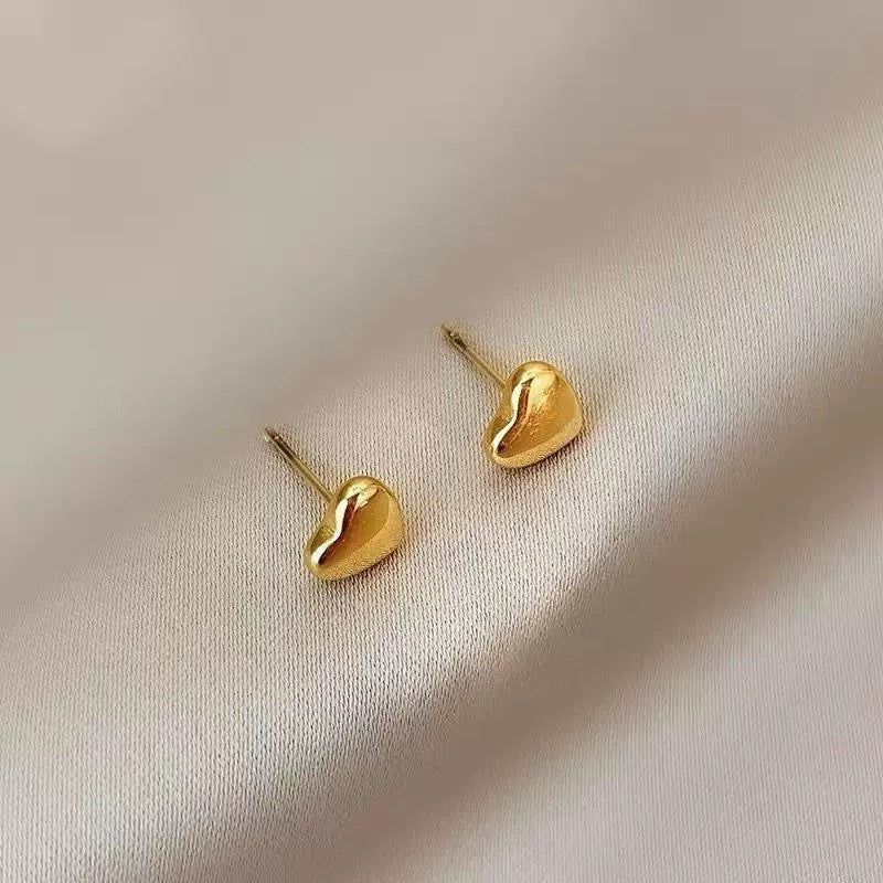 Stainless steel gold plated earrings 2 year color warranty, minimum order 50 pieces
