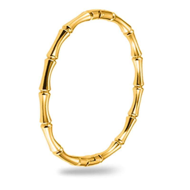 Stainless steel gold plated bracelet 2-year color warranty, minimum order of 50 pieces